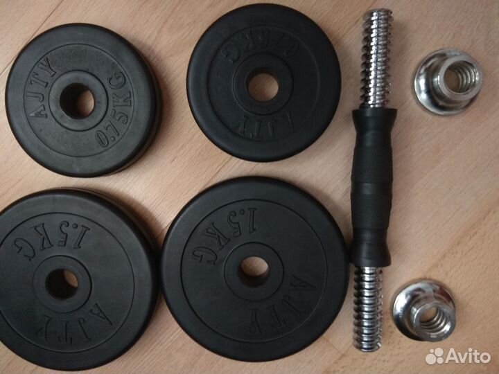 Гантели 2 х 5кг новые разборные