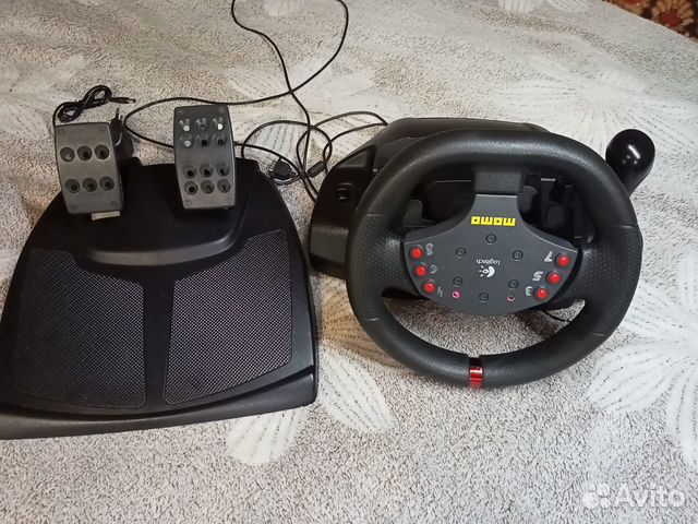Игровой руль Logitech momo 900 градусов купить в Санкт-Петербурге ...
