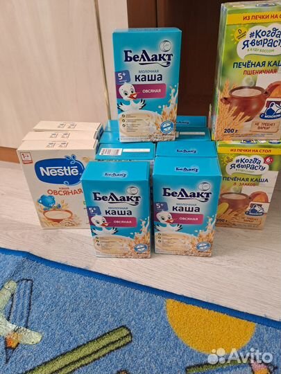 Детские каши молочные