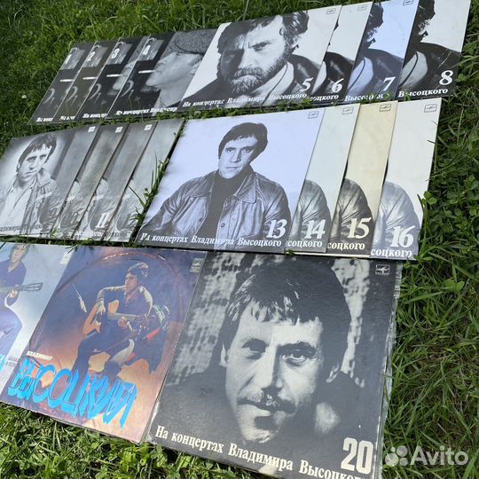 Коллекция штучно Высоцкий Виниловые пластинки