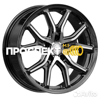 Диск 6,5x17/5x114,3 ET38 D67,1 Страйк (кс1080) Блэк Джек