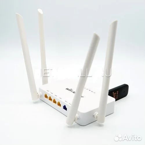 Комплект для 4G интернета huawei E3372 + WiFi