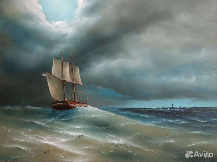 Картина для интерьера. Морской пейзаж