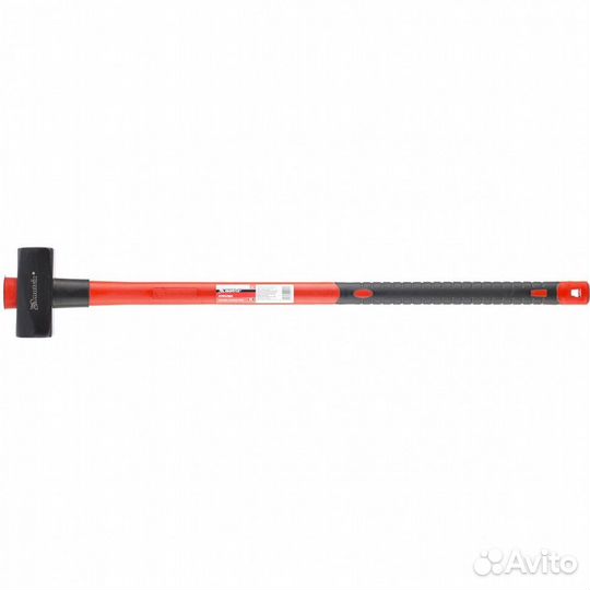 Кувалда, 9000 г, фибергласовая обрезиненная рукоят