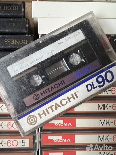 Аудиокассеты новые и с записью коробка СССР