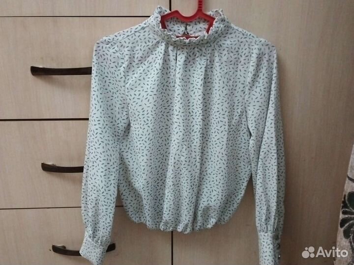 Блузка белая школьная 122