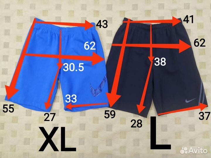 Шорты мужские Nike, оригинал, размеры L, XL