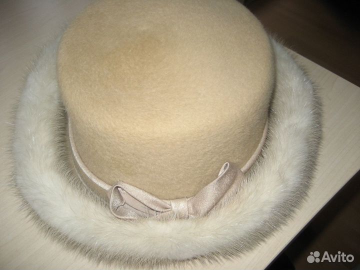 Шляпа норковая от дизайнера