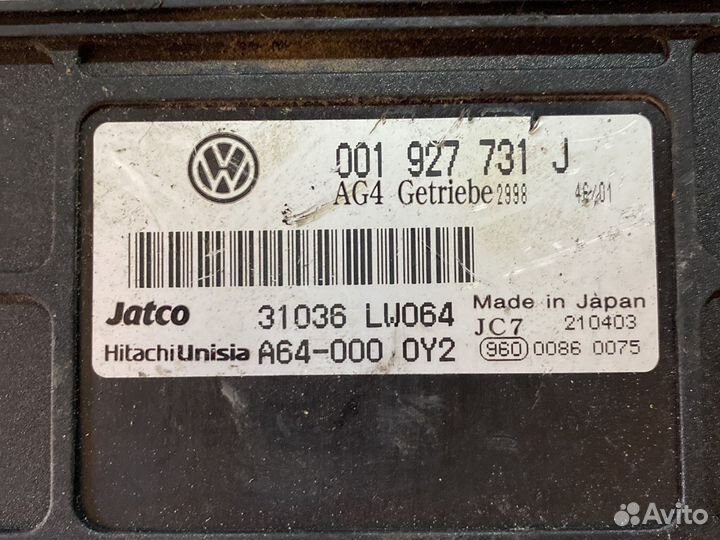 Эбу АКПП 001927731J Skoda, Seat, VW