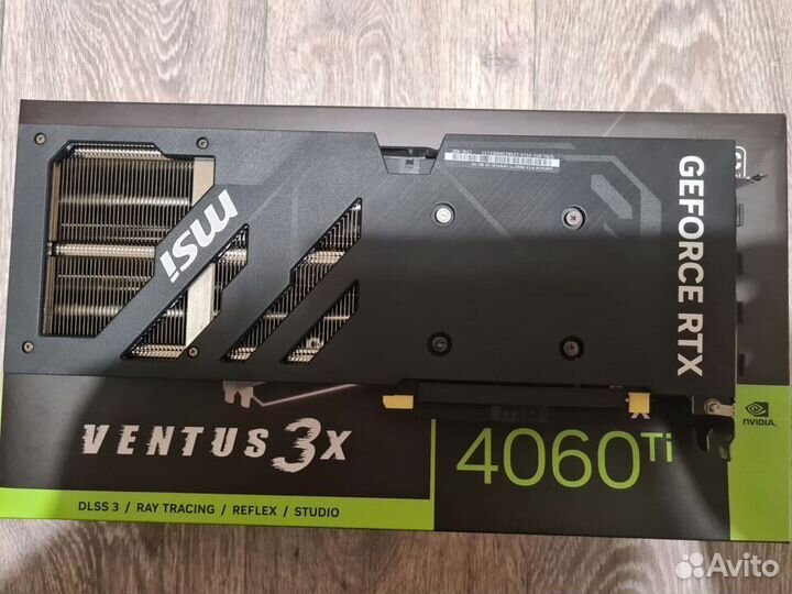 Видеокарта MSI RTX 4060 Ti ventus 3X OC 8Gb