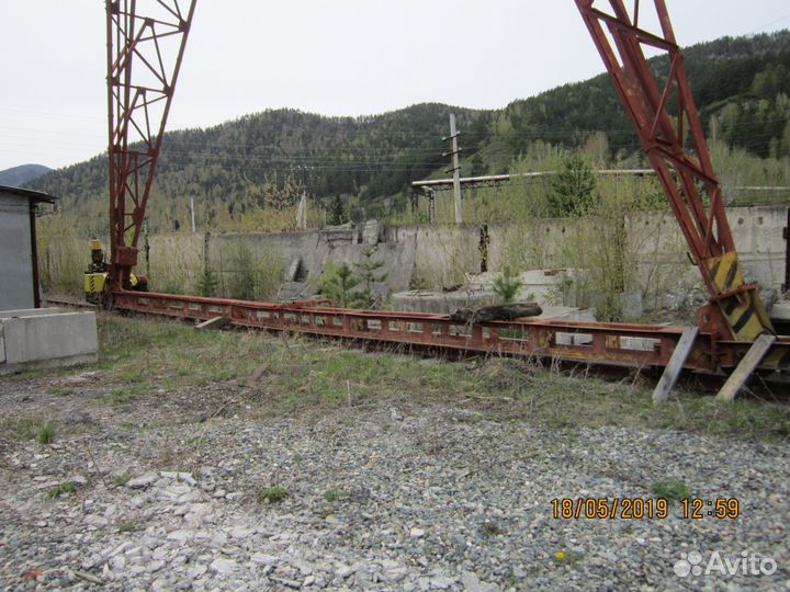 Кран козловой ккс 10 c подкрановыми путями