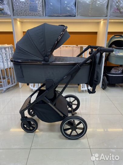 Коляска Peppy Tecla 2в1 2023 Chrome Edition Серая