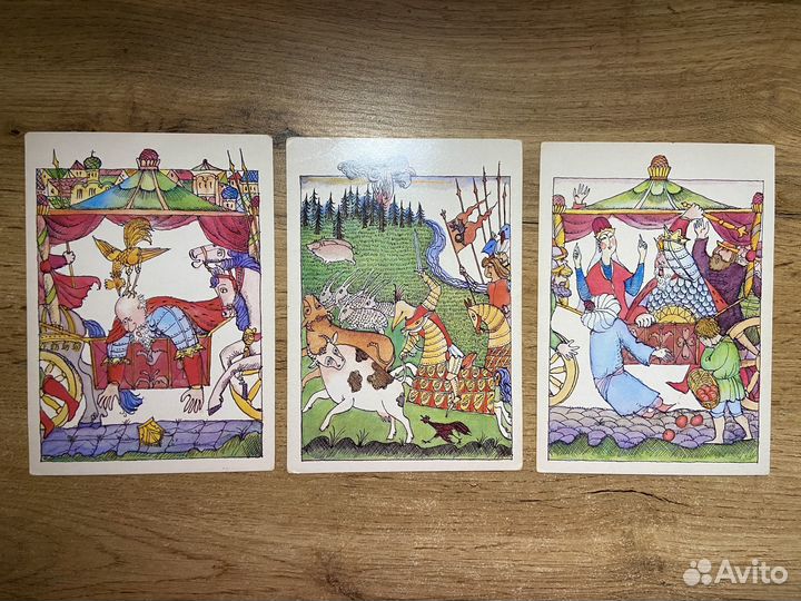 Советские открытки СССР винтаж А.С. Пушкин 89 год