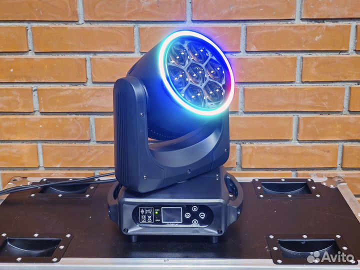 Голова wash 7x40 пиксельная с диодным кольцом