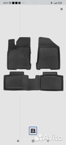 Коврики резиновые для лада веста св кросс