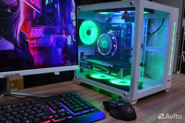 Мощный 8 ядерный Компьютер 32gb озу +Radeon RX 570