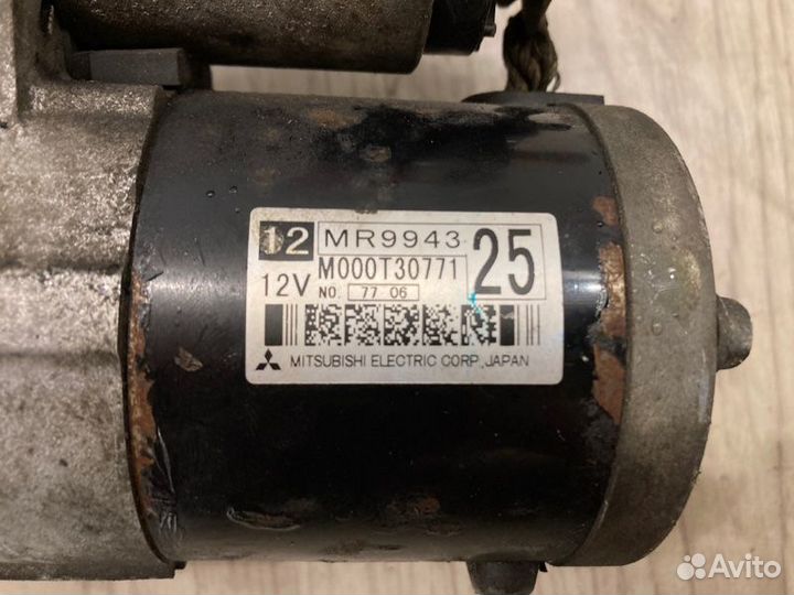 Стартер Mitsubishi Lancer 9 CS3A 4G18 2008
