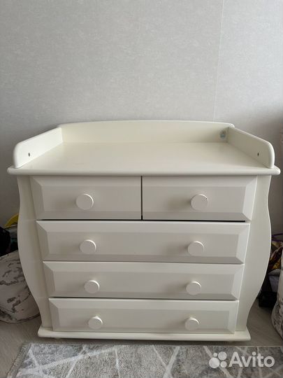 Комод детский с пеленальным столиком Лель