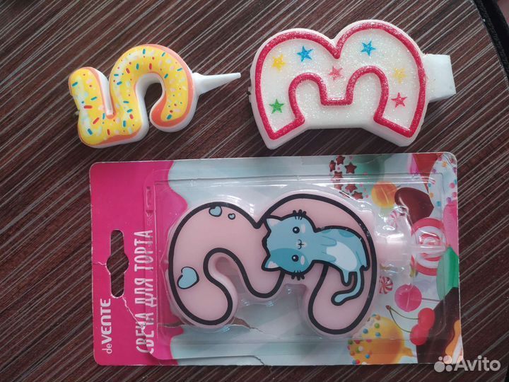 Свеча для торта цифра