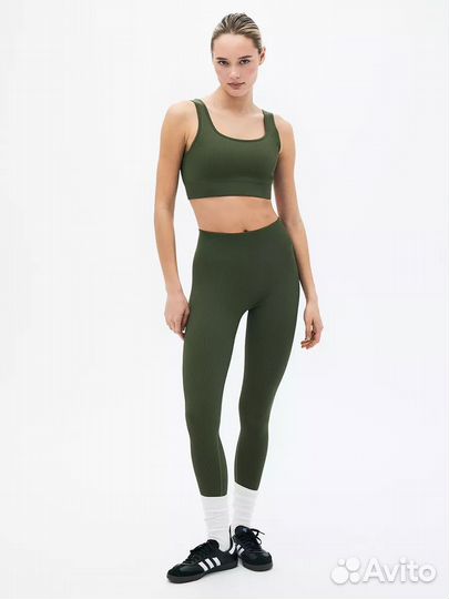 Лосины в рубчик + топ в рубчик