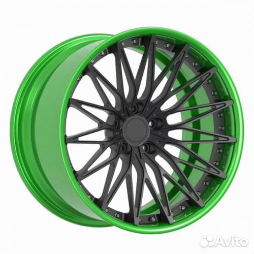 Диски колесные кованые SB двусоставные GR\BL R21