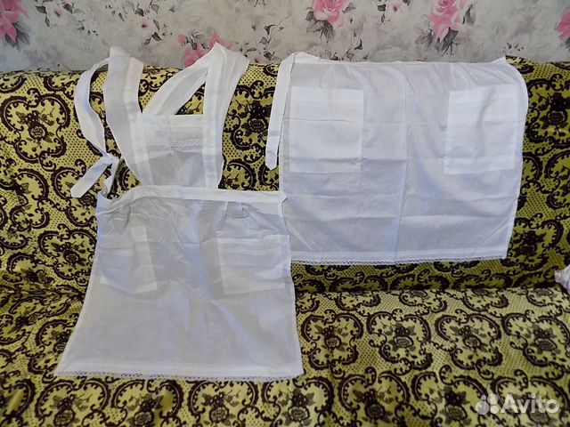 Школьный фартук и передник. СССР. Новое