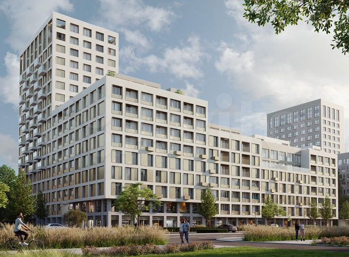 2-к. квартира, 59,3 м², 6/17 эт.