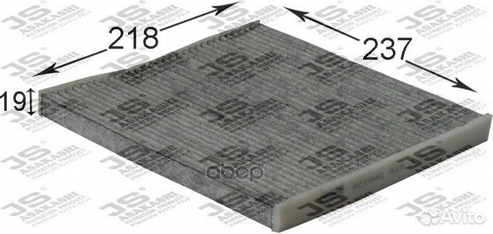 Фильтр салона lexus RX 00- 3.0 (уголь.) AC104C JS