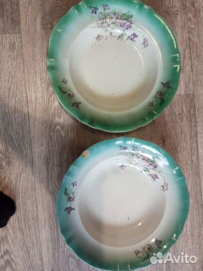 Сервиз супница тарелка конаково СССР 1934-1940