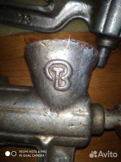 Мясорубка ручная СССР чугунная