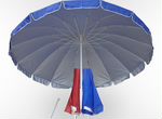 Зонт для уличной торговли и кафе диаметр 2.5 метра