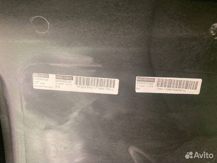 Инструментальная панель MAN TGX