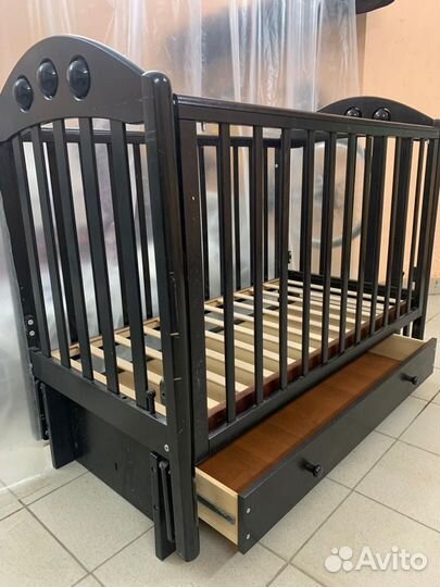 Кроватка Лель (маятник + закрытый ящик)