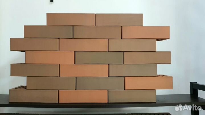 Кирпич 1 нф баварская кладка графит руст