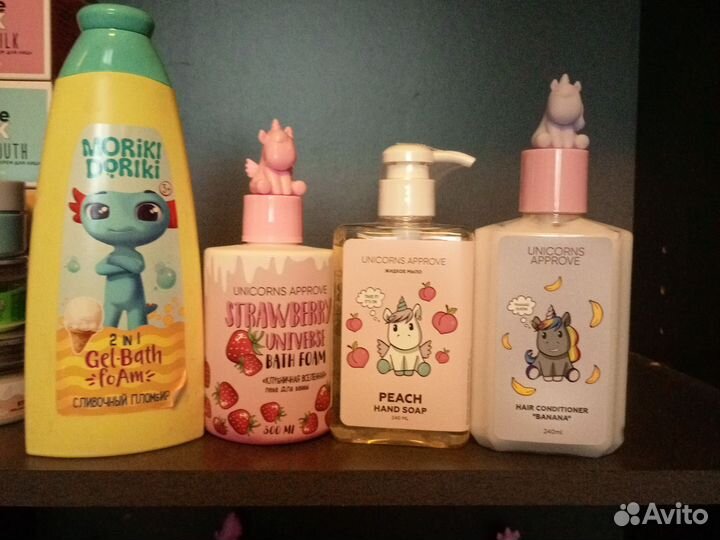 Детский шампунь, гель для душа