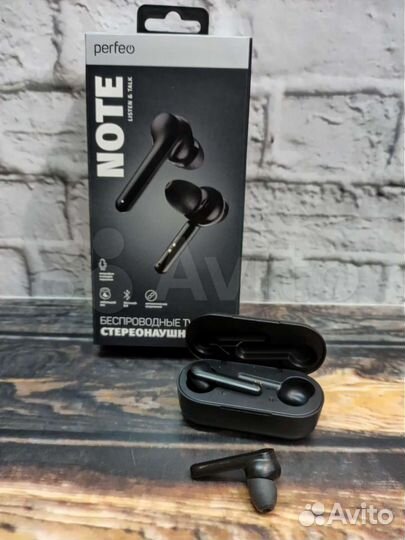 Беспроводные Bluetooth наушники Perfeo Note новые