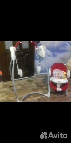 Кресло качалка swing n bounce graco