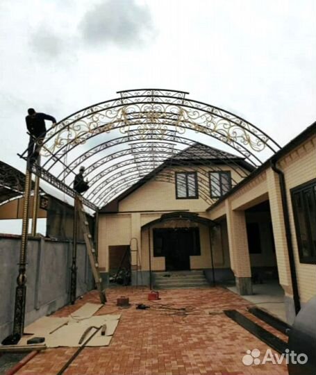 Навесы с установкой