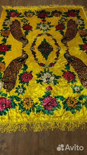 Плюшевая скатерть СССР