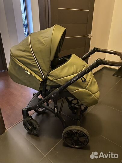 Коляска 2 в 1 эко кожа nordbaby nord active