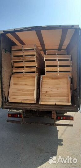 Ящик фанерный, изделия из дерева в нал