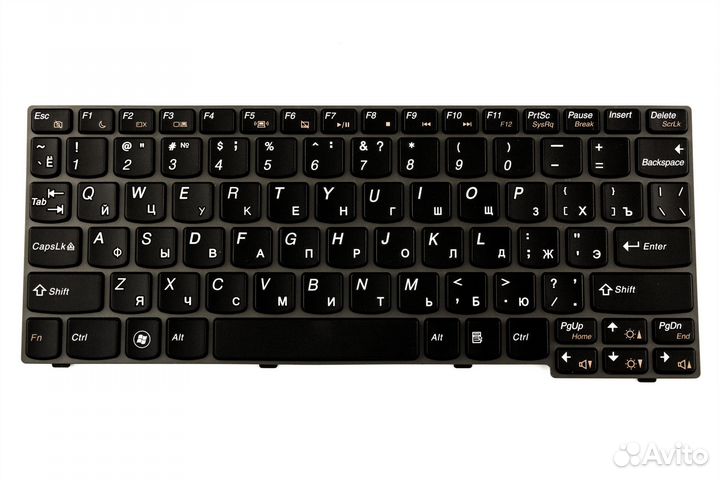 Клавиатура для ноутбука Lenovo S100 S110 S10-3 cер