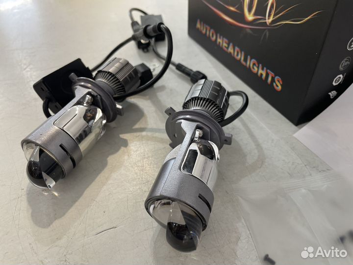 Светодиодные лампы Lenses AHL (H4, белый и желтый)