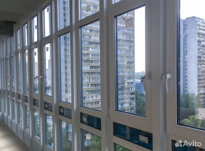 Остекление балконов и лоджий K1372