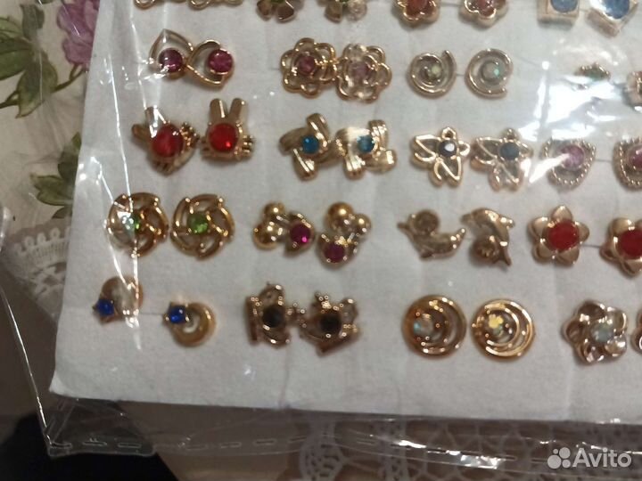 Серьги набор