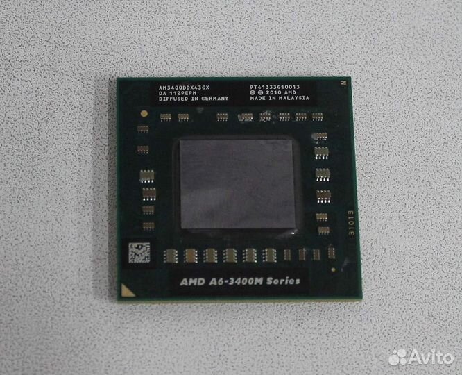 Четырехъядерный процессор amd a6-3400m