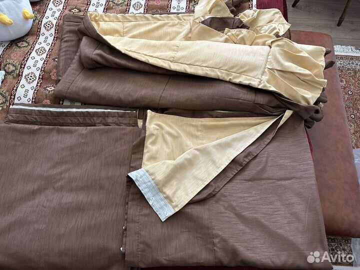 Комплект шторы и покрывало