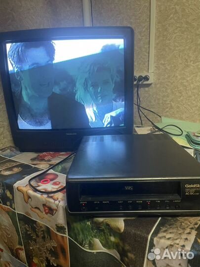 Видеомагнитофон GoldStar VCP-4350W Рабочий