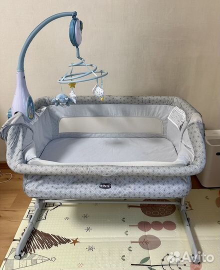 Приставная кроватка люлька Chicco next2me dream