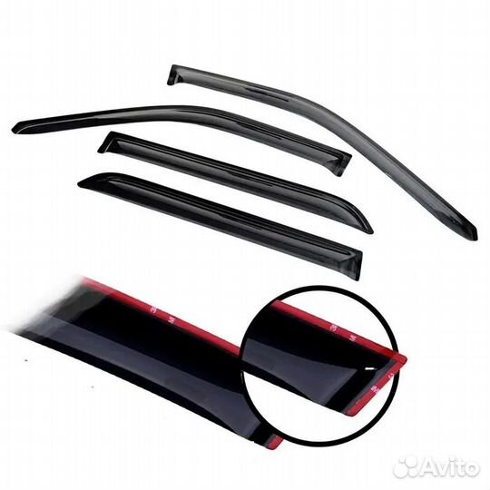 Ветровики Саньенг Кайрон Дефлекторы окон